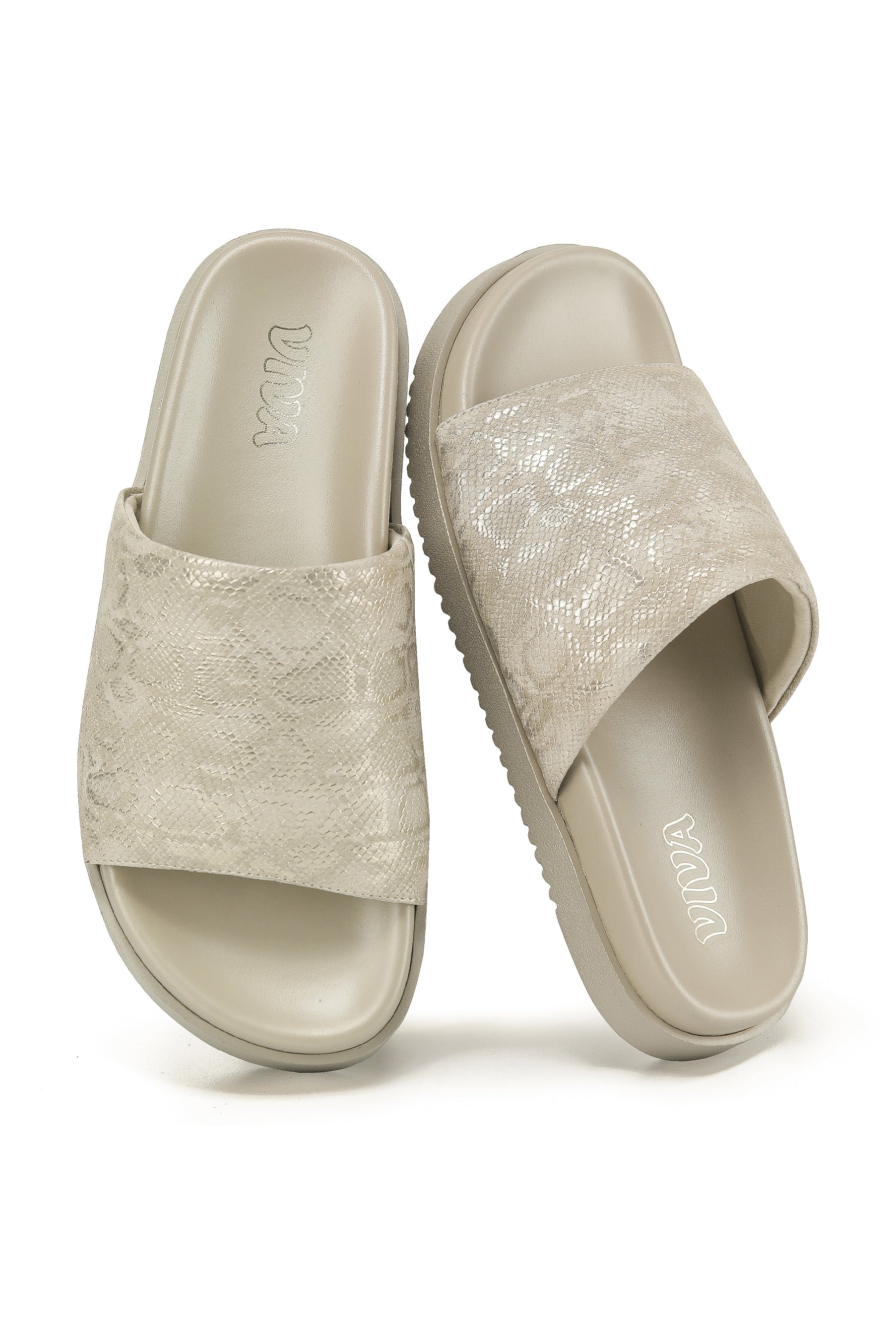 Women's Slip On Flat Slider Sandal Slides