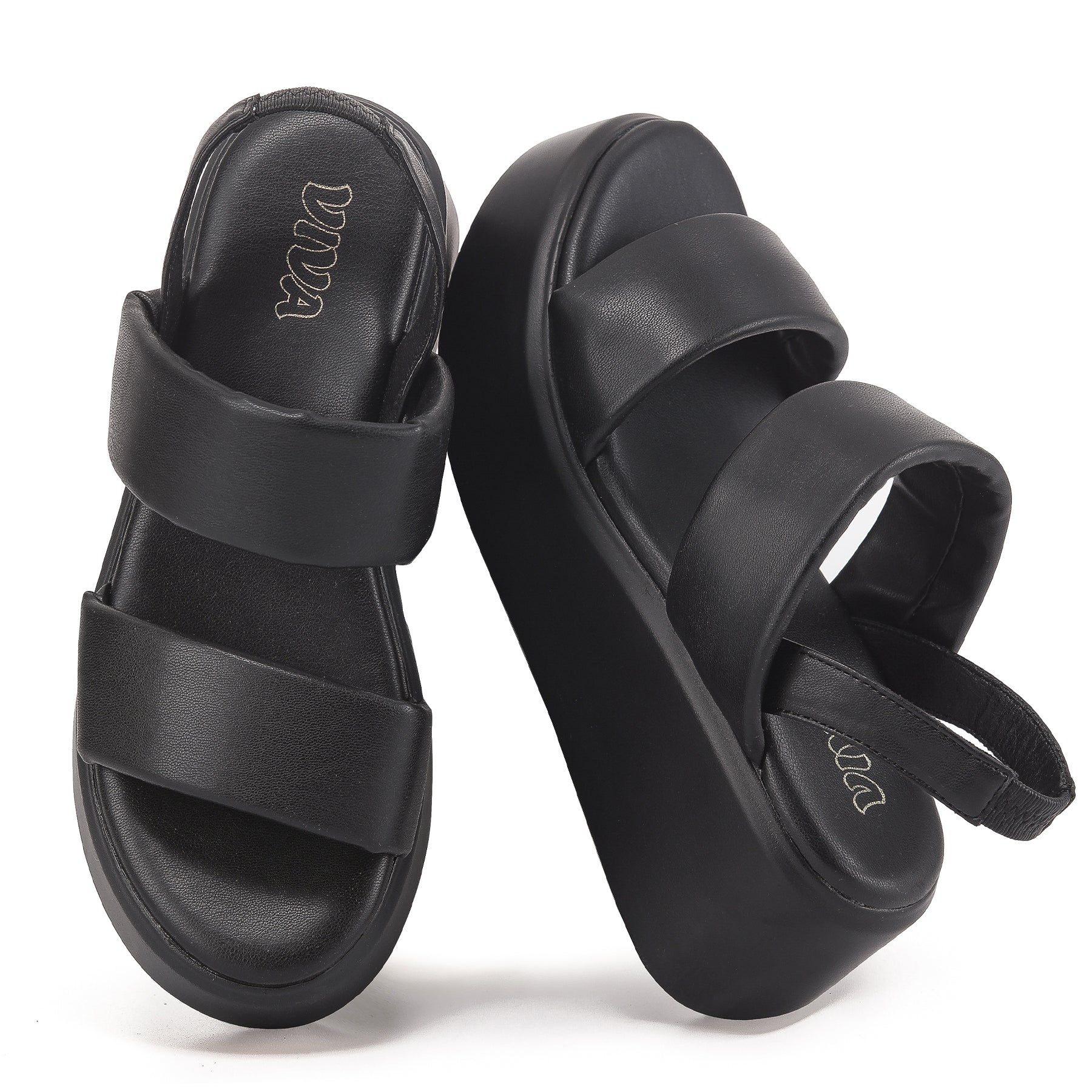 Women's Wedge Sandals with Slingback Strap