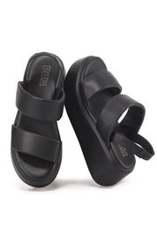 Women's Wedge Sandals with Slingback Strap