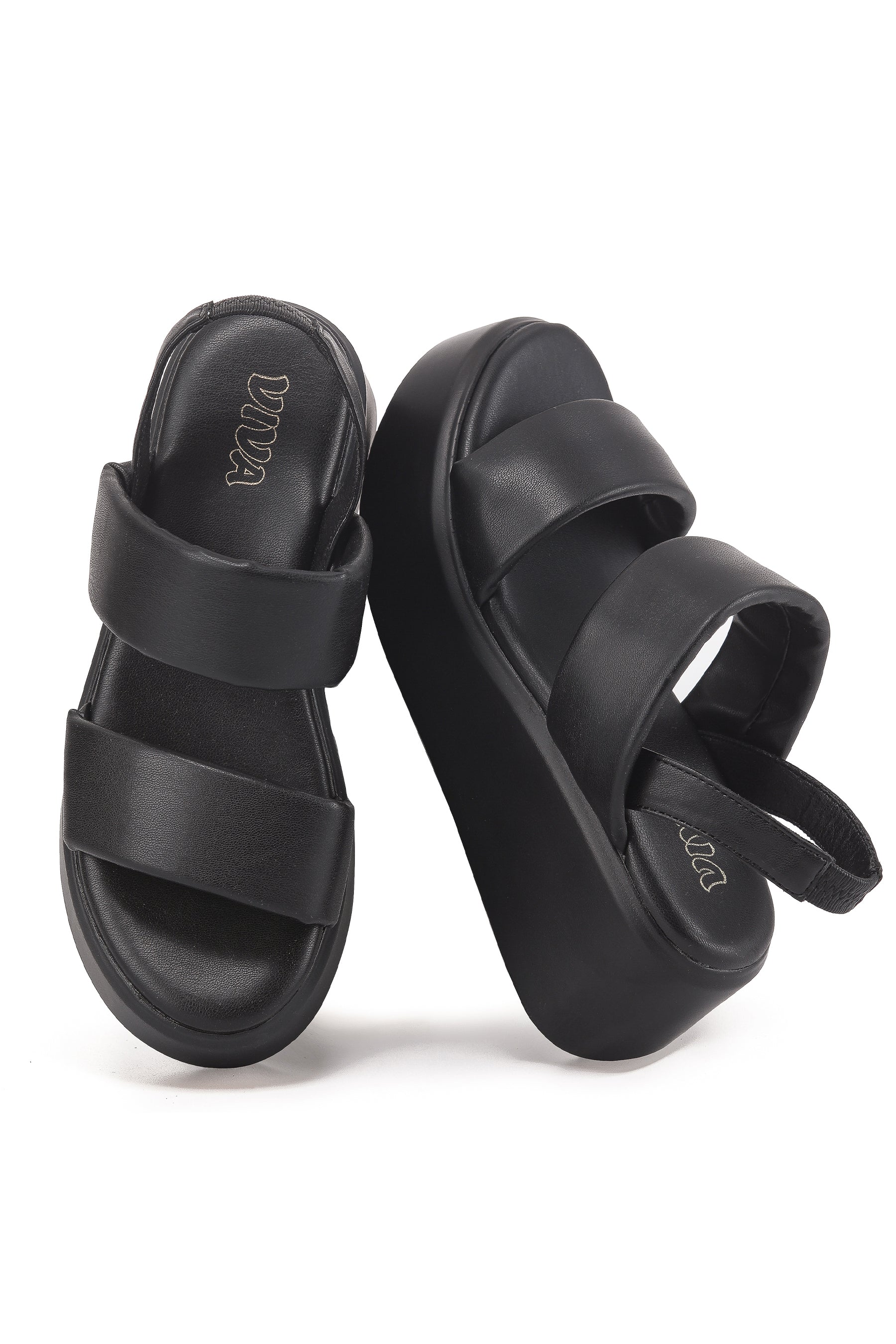 Women's Wedge Sandals with Slingback Strap
