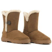 FREYA: Women's Faux Fur Mid-Calf Winter Boots