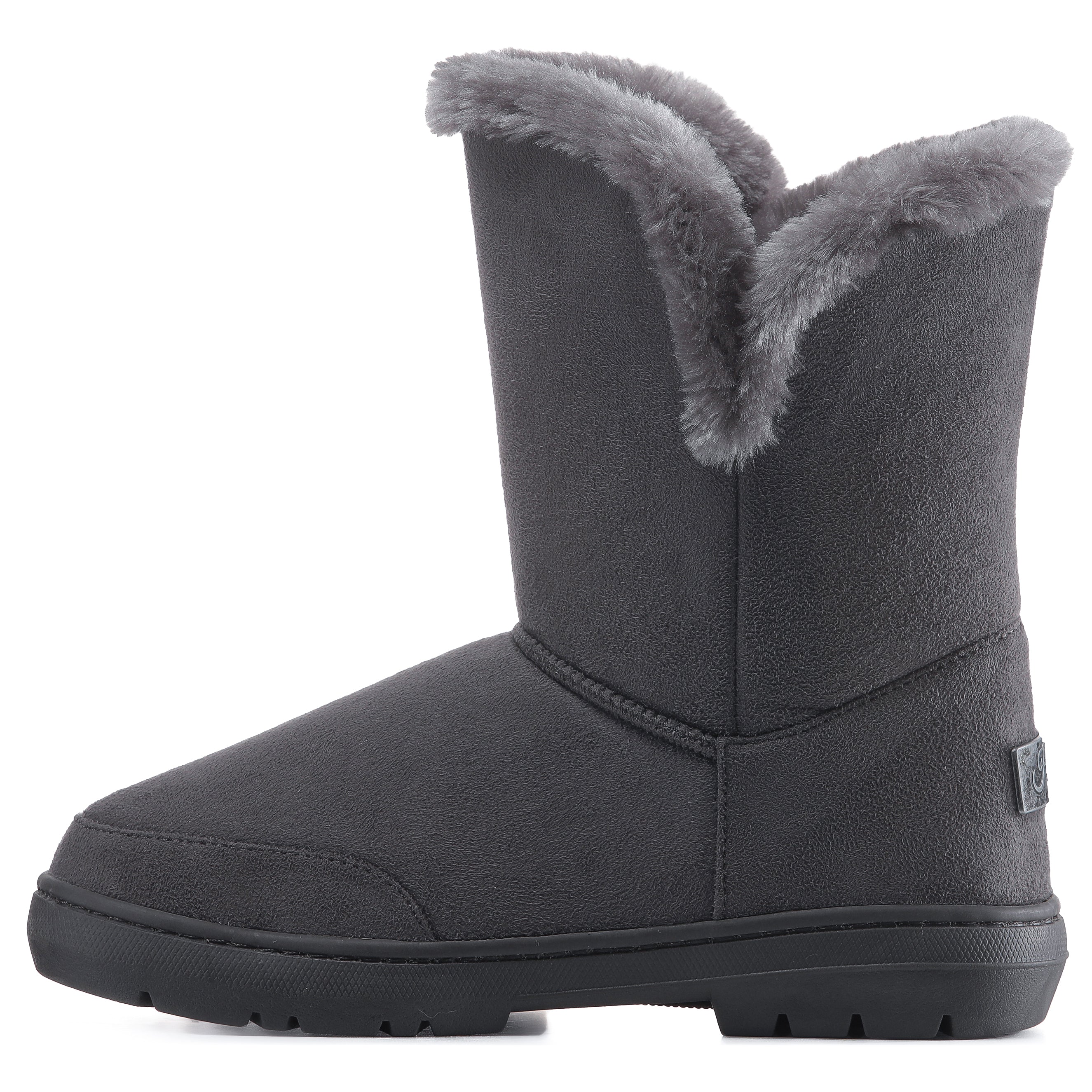FREYA: Women's Faux Fur Mid-Calf Winter Boots