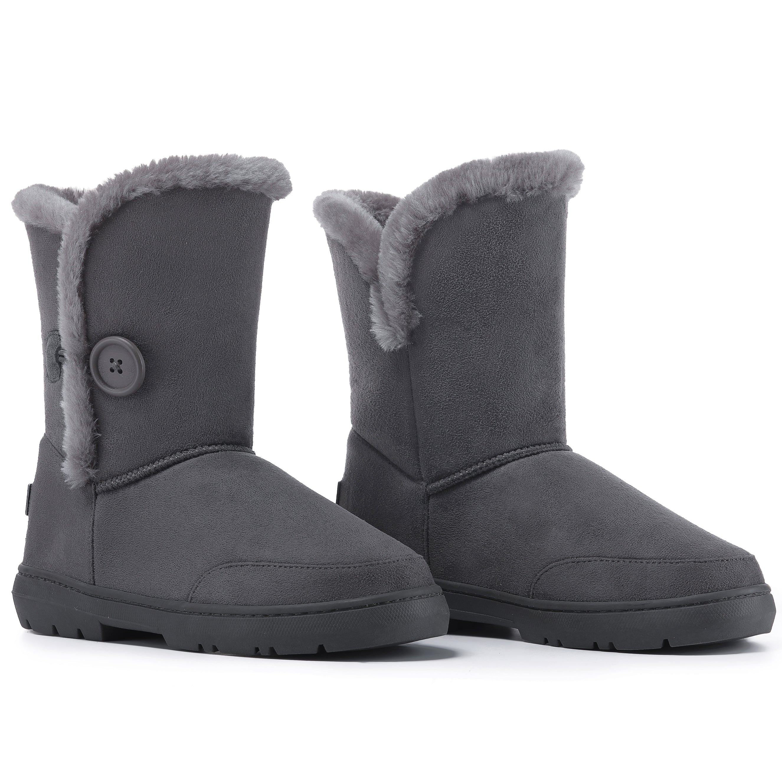FREYA: Women's Faux Fur Mid-Calf Winter Boots