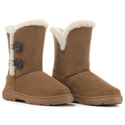 HAZEL: Women's Twin Button Snow Boots