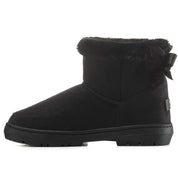 DAISY: Single Bow Ankle Slipper Boots
