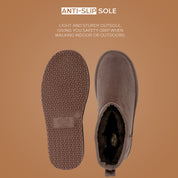 TALA: Pull On Fur Lined Anti Slip Slipper Boots