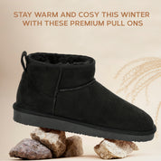 TALA: Pull On Fur Lined Anti Slip Slipper Boots