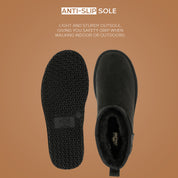 TALA: Pull On Fur Lined Anti Slip Slipper Boots