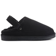 KATE: Suede Slip-On Clogs with Back Strap