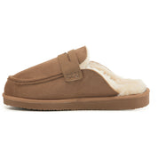 ARIA: Faux Fur Penny Loafer Slip On Slippers