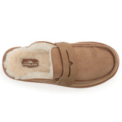 ARIA: Faux Fur Penny Loafer Slip On Slippers