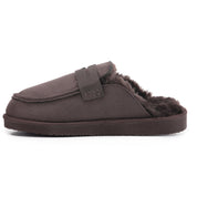 ARIA: Faux Fur Penny Loafer Slip On Slippers