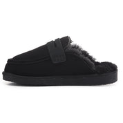 ARIA: Faux Fur Penny Loafer Slip On Slippers