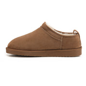 LILA: Fur Lined Mini Suede Slippers