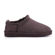 LILA: Fur Lined Mini Suede Slippers