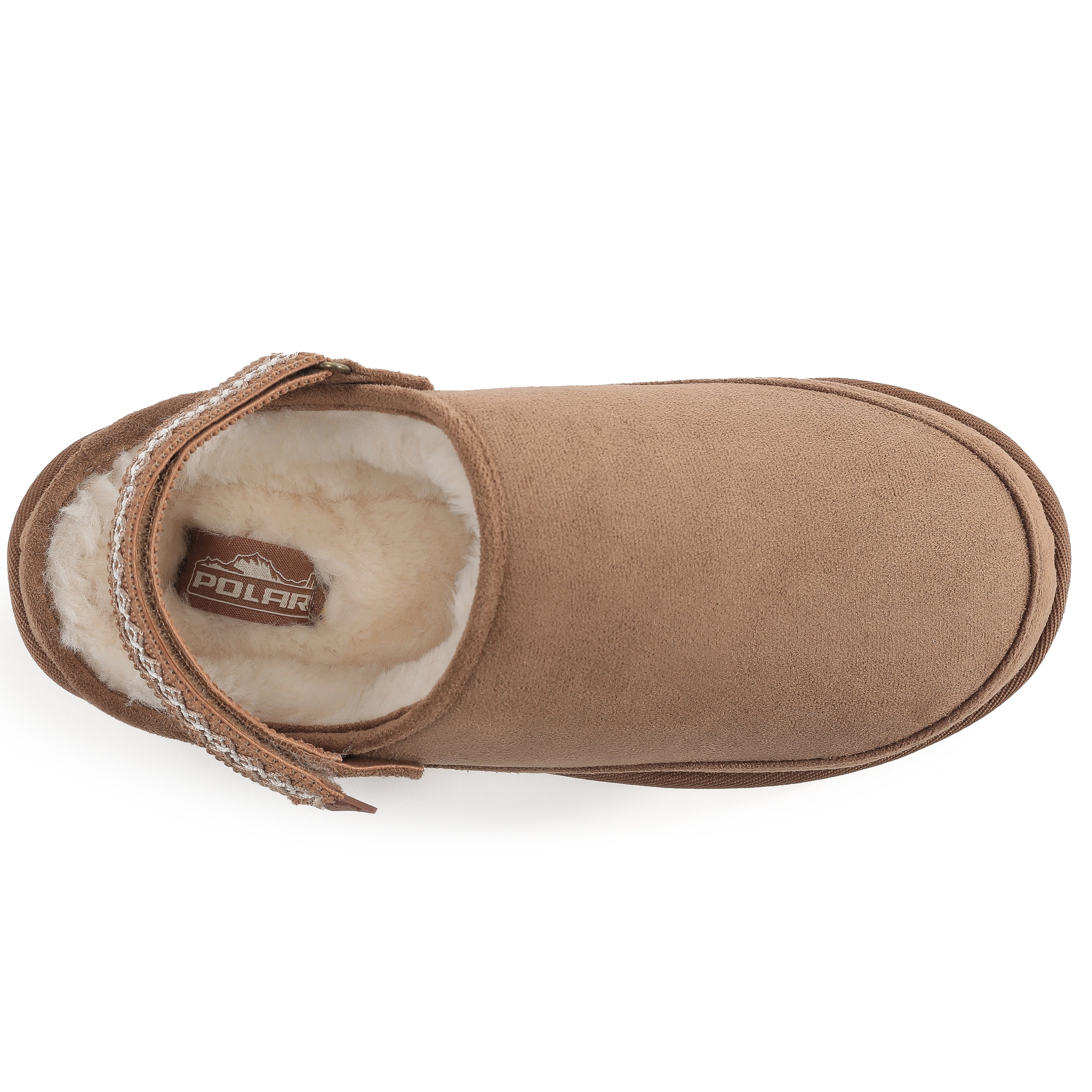 KATE: Suede Slip-On Clogs with Back Strap