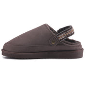 KATE: Suede Slip-On Clogs with Back Strap