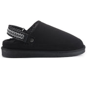 KATE: Suede Slip-On Clogs with Back Strap