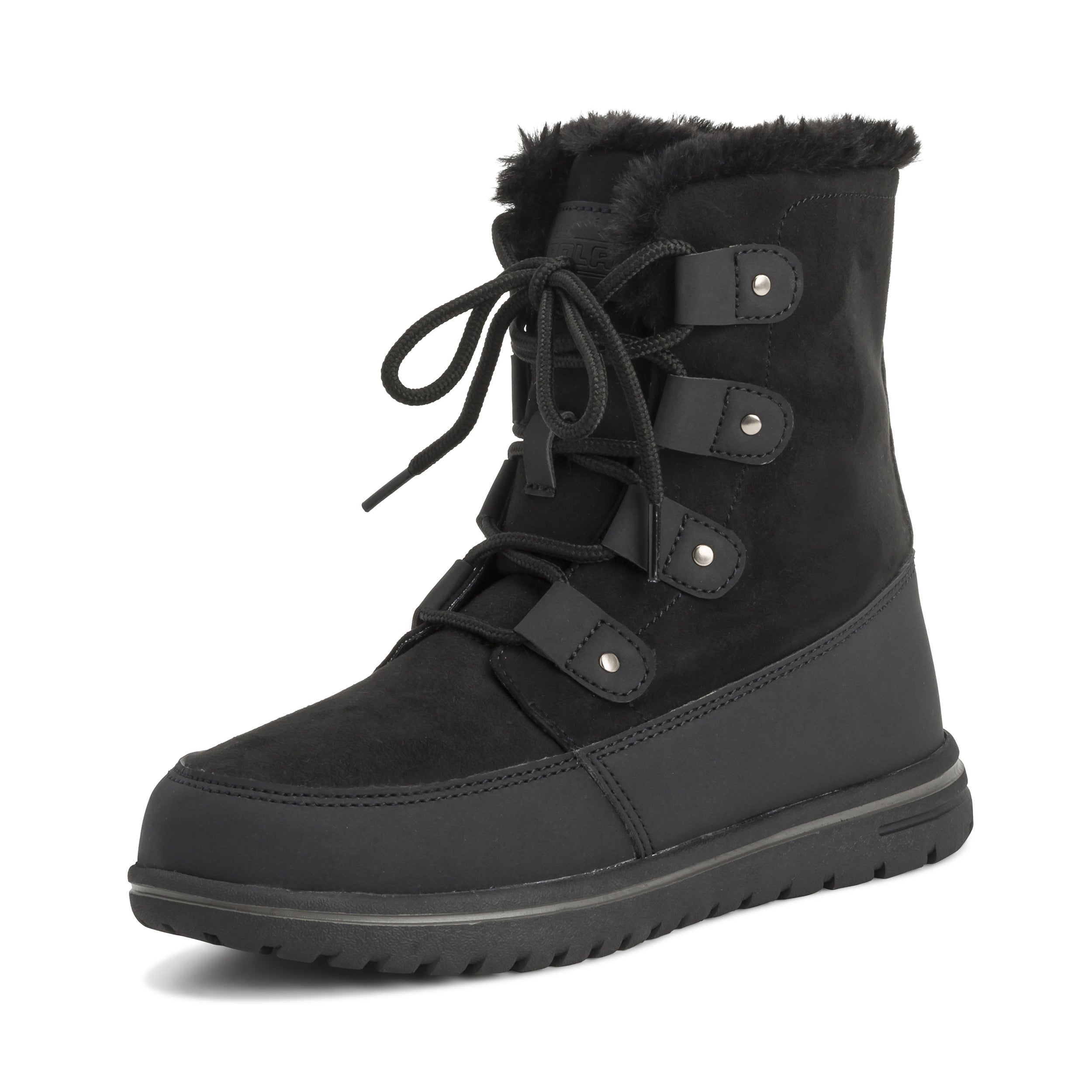 ARCS: Women's Quilted Faux Fur Snow Boots