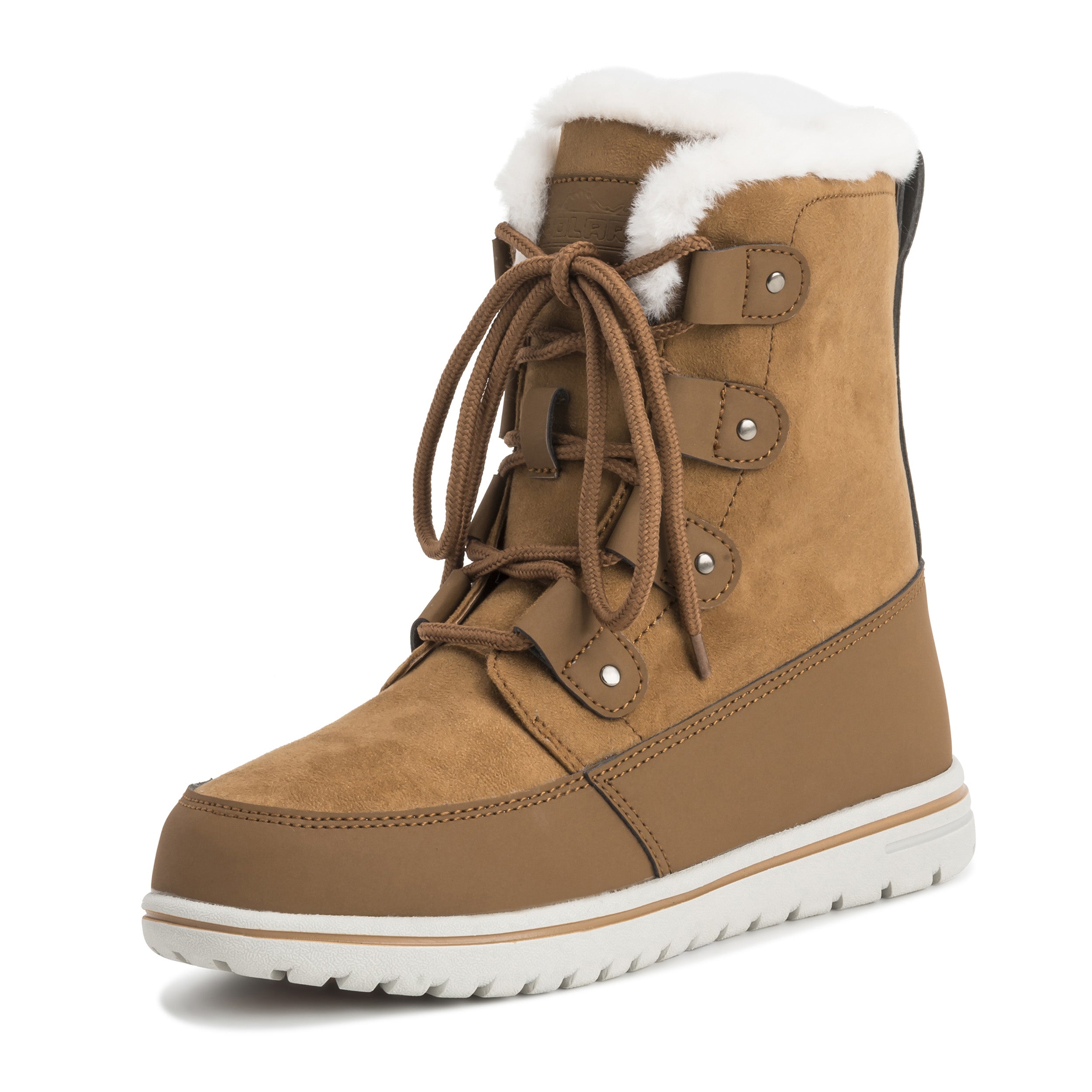 ARCS: Women's Quilted Faux Fur Snow Boots