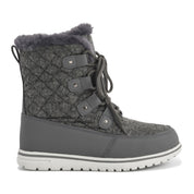 ARCS: Women's Quilted Faux Fur Snow Boots