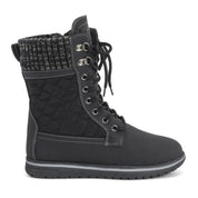 ARCS: Women's Quilted Faux Fur Snow Boots