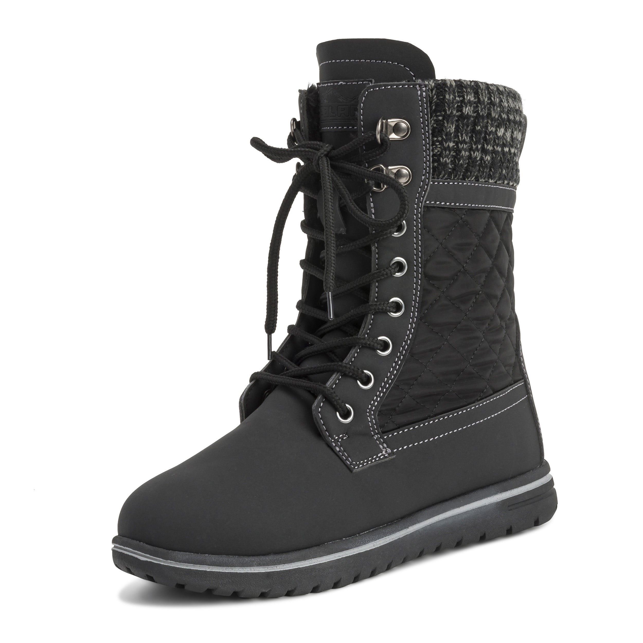 ARCS: Women's Quilted Faux Fur Snow Boots