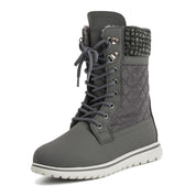 ARCS: Women's Quilted Faux Fur Snow Boots