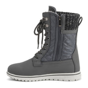 ARCS: Women's Quilted Faux Fur Snow Boots