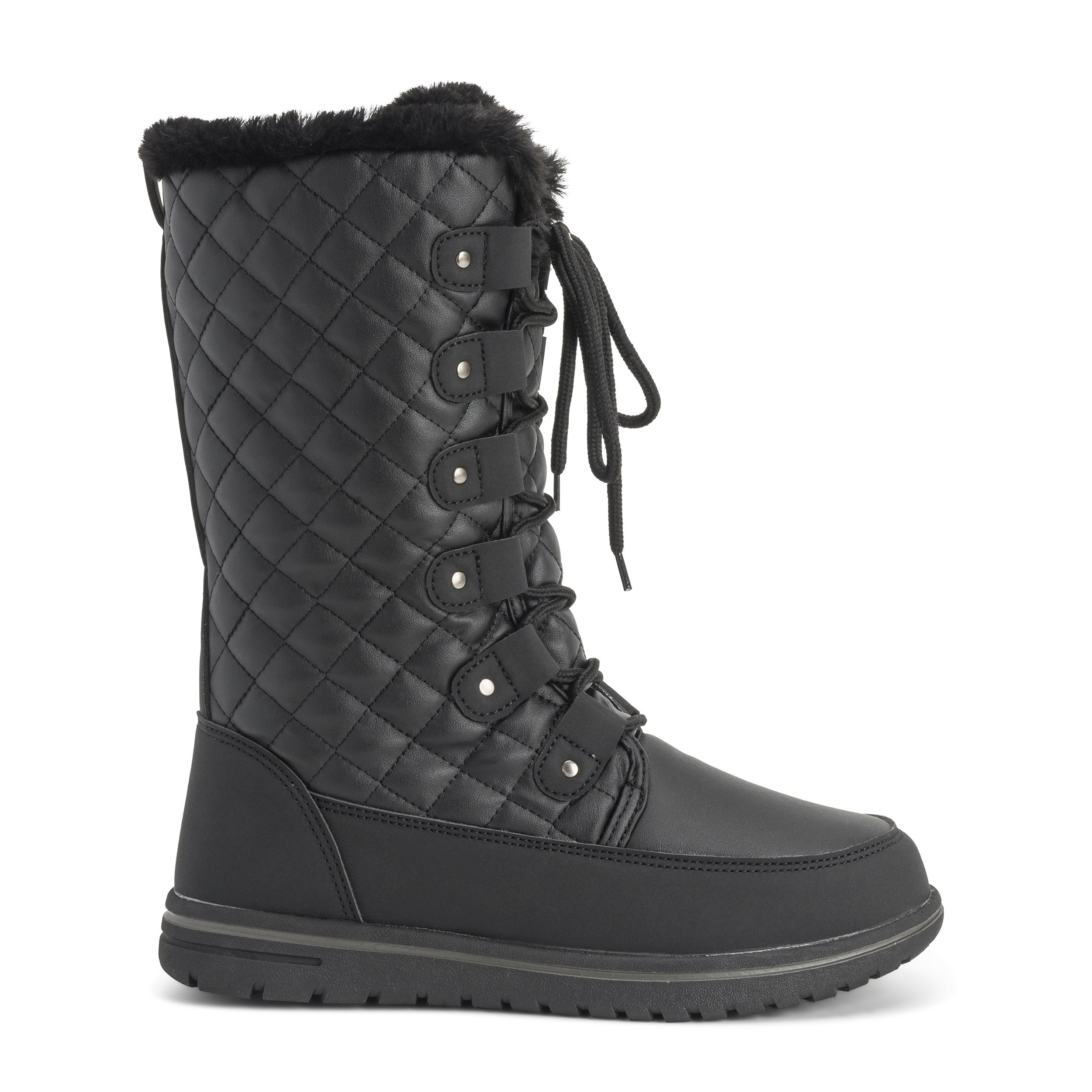 SNOWE: Women's Tall Faux Fur Snow Boots