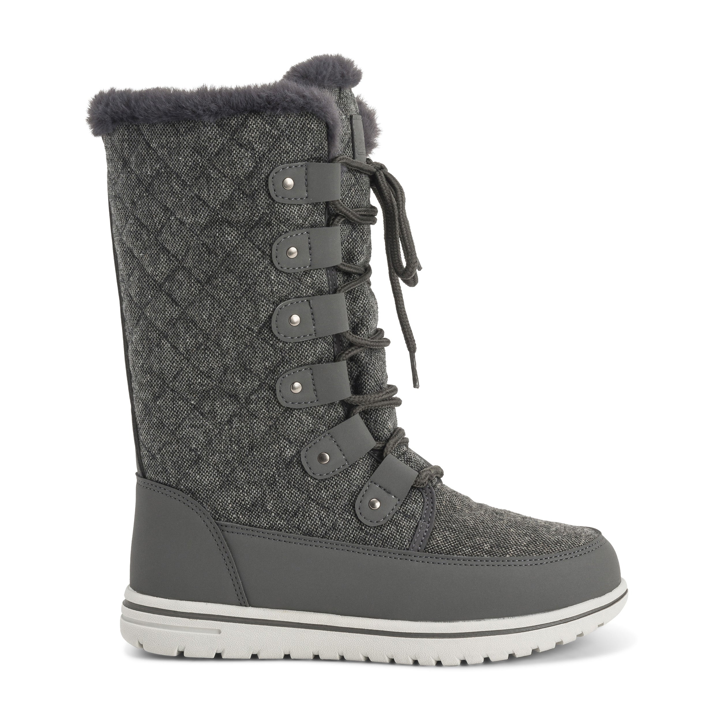 SNOWE: Women's Tall Faux Fur Snow Boots