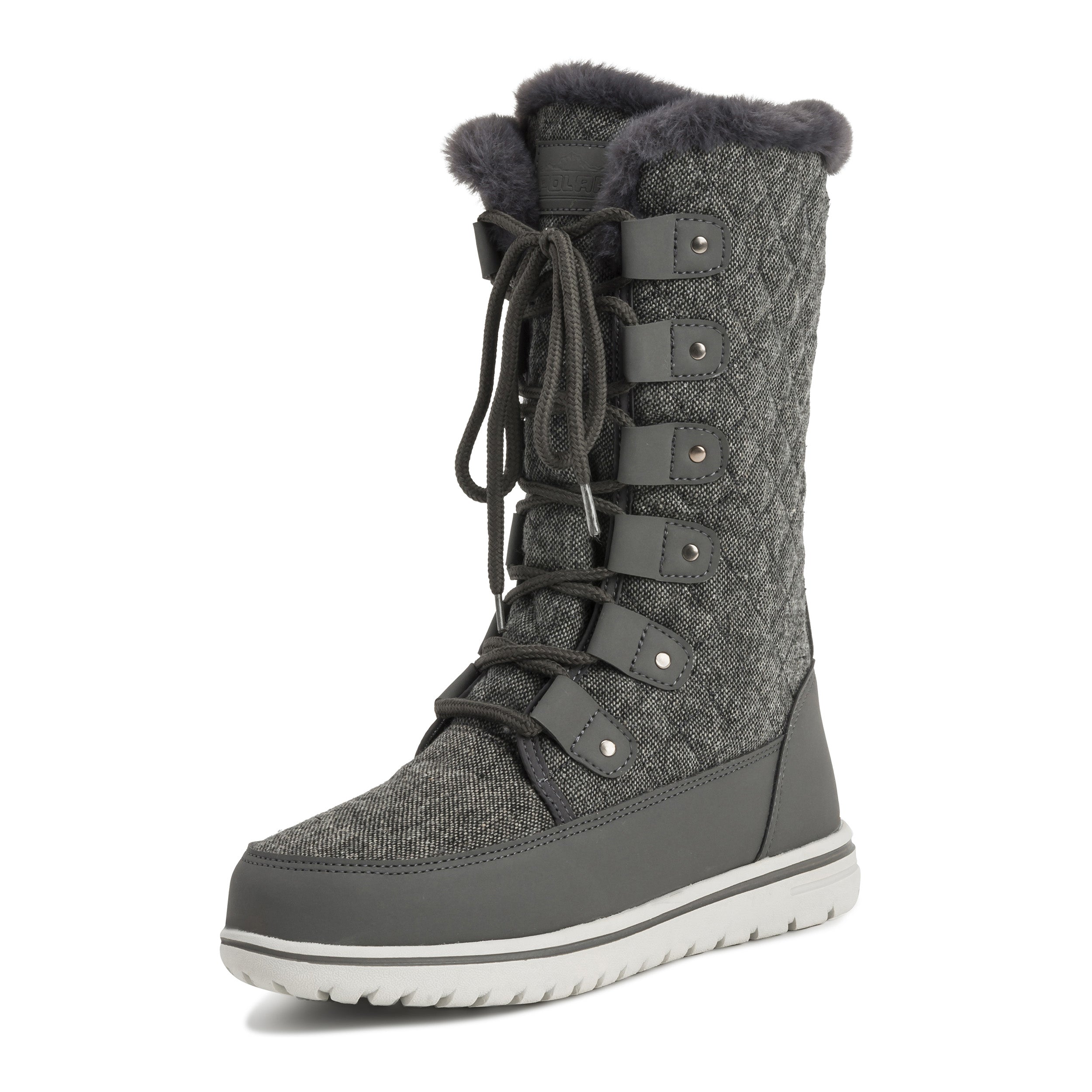 SNOWE: Women's Tall Faux Fur Snow Boots
