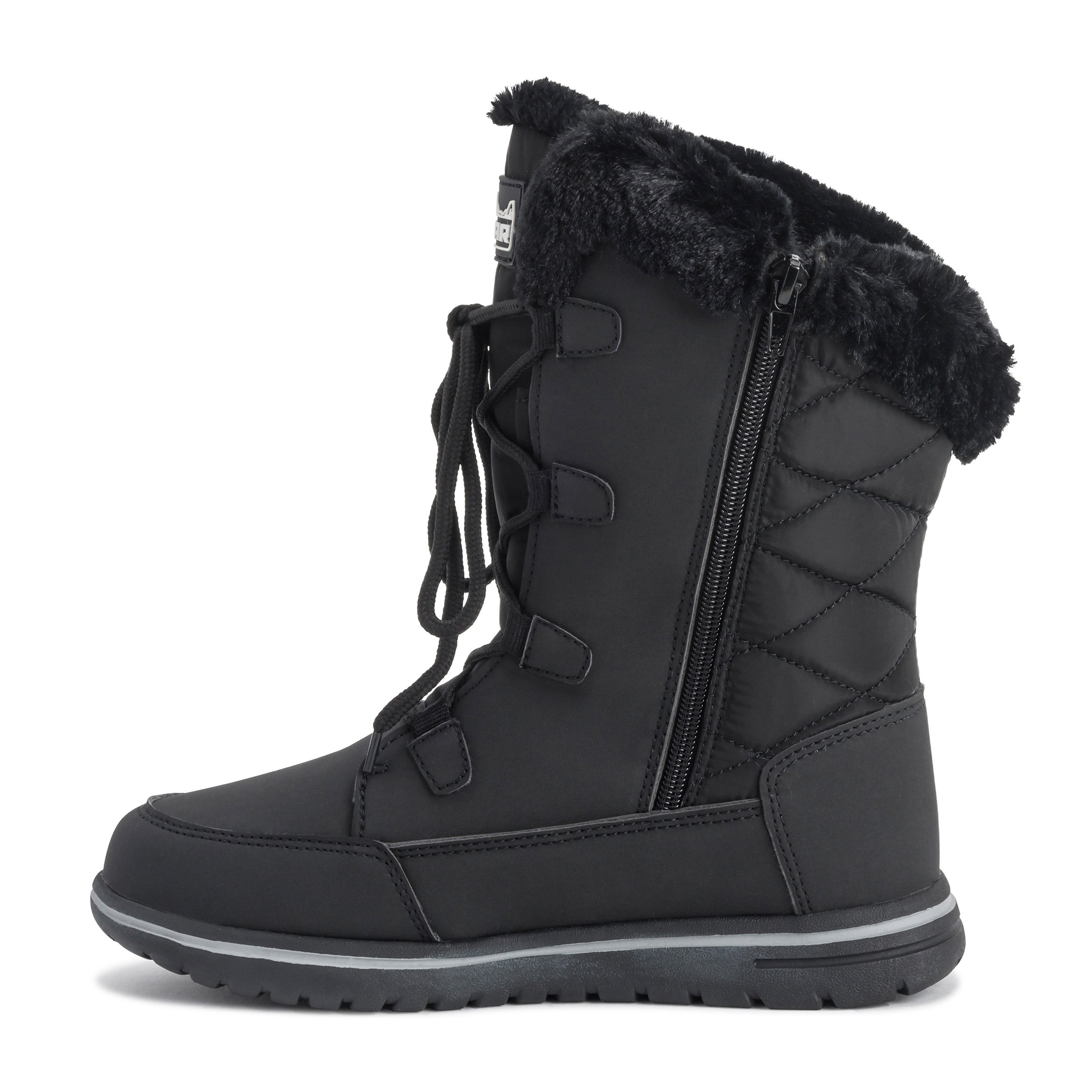 Polar Women's Quilted Lace Up Snow Boots