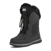 Polar Women's Quilted Lace Up Snow Boots
