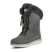 Polar Women's Quilted Lace Up Snow Boots