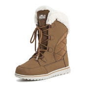 Polar Women's Quilted Lace Up Snow Boots