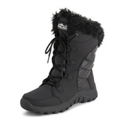 AMELIA: Women's Quilted Lace Up Snow Boots