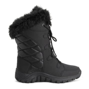 AMELIA: Women's Quilted Lace Up Snow Boots