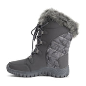 AMELIA: Women's Quilted Lace Up Snow Boots