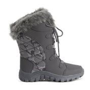 AMELIA: Women's Quilted Lace Up Snow Boots