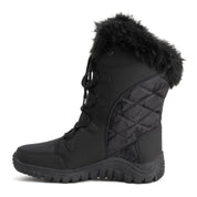 AMELIA: Women's Quilted Lace Up Snow Boots