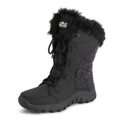 AMELIA: Women's Quilted Lace Up Snow Boots