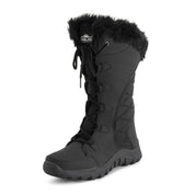 AMELIA: Women's Quilted Lace Up Snow Boots