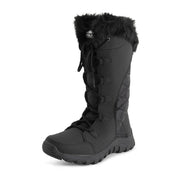 AMELIA: Women's Quilted Lace Up Snow Boots