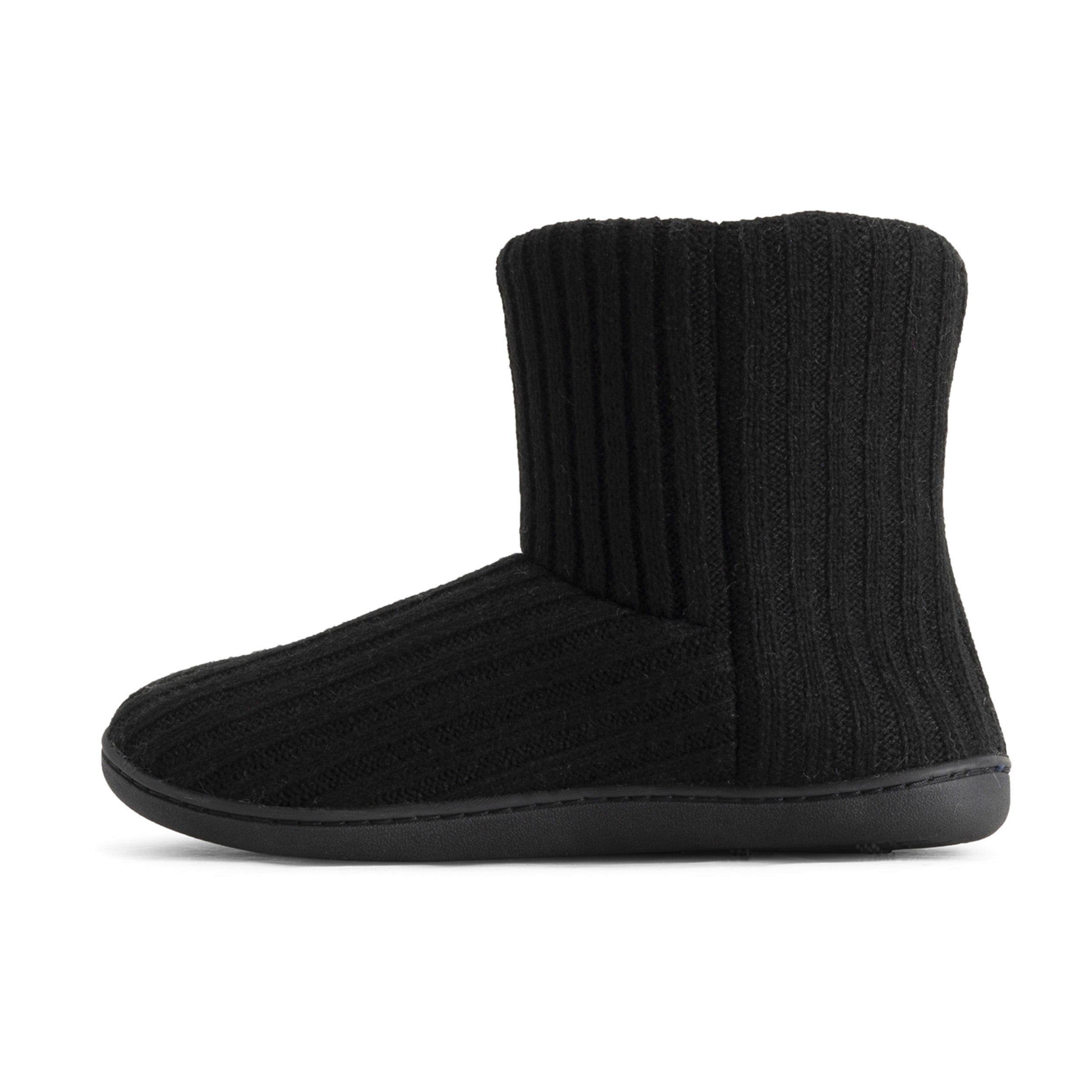 Polar Women's Knitted Faux Fur Slippers