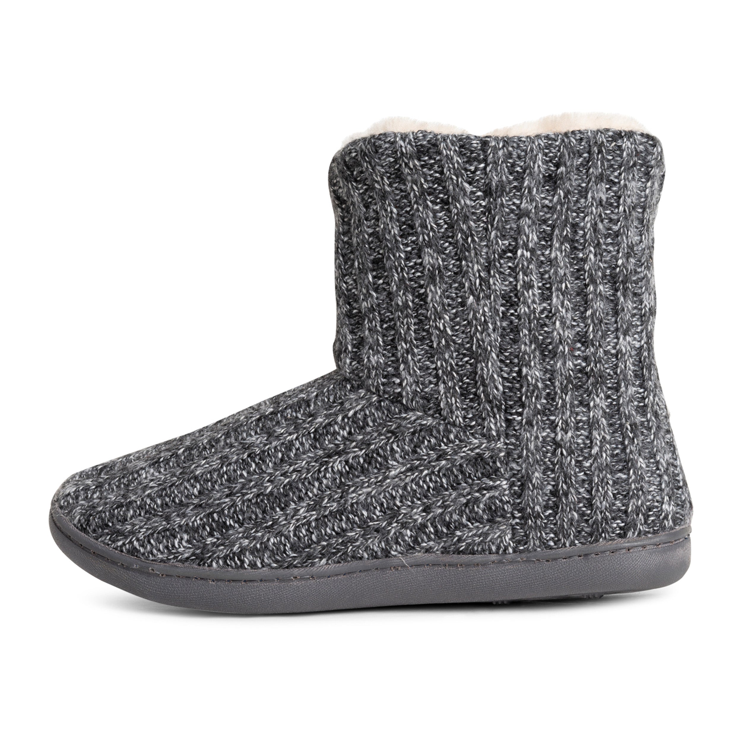 Polar Women's Knitted Faux Fur Slippers