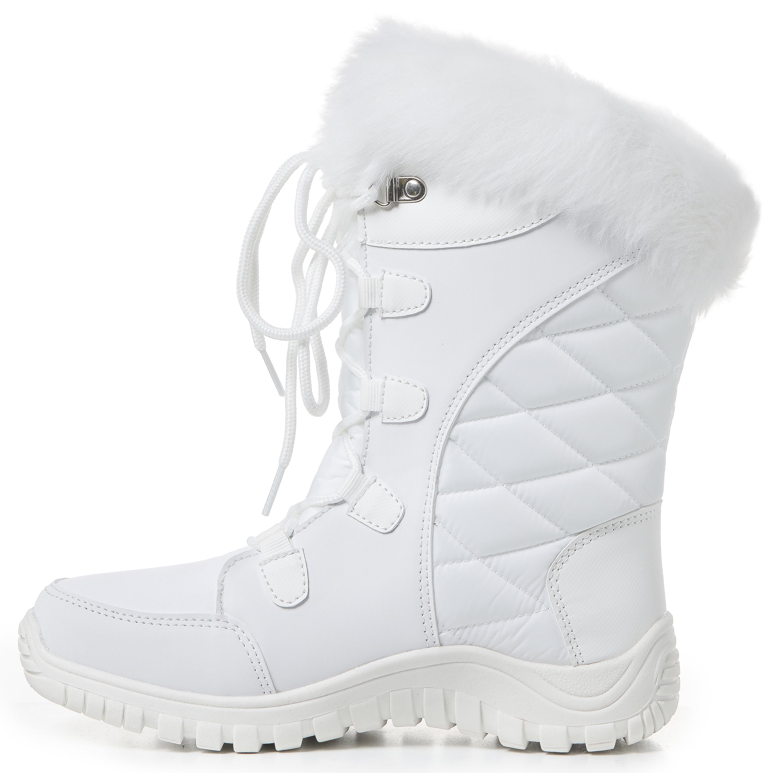 AMELIA: Women's Quilted Lace Up Snow Boots