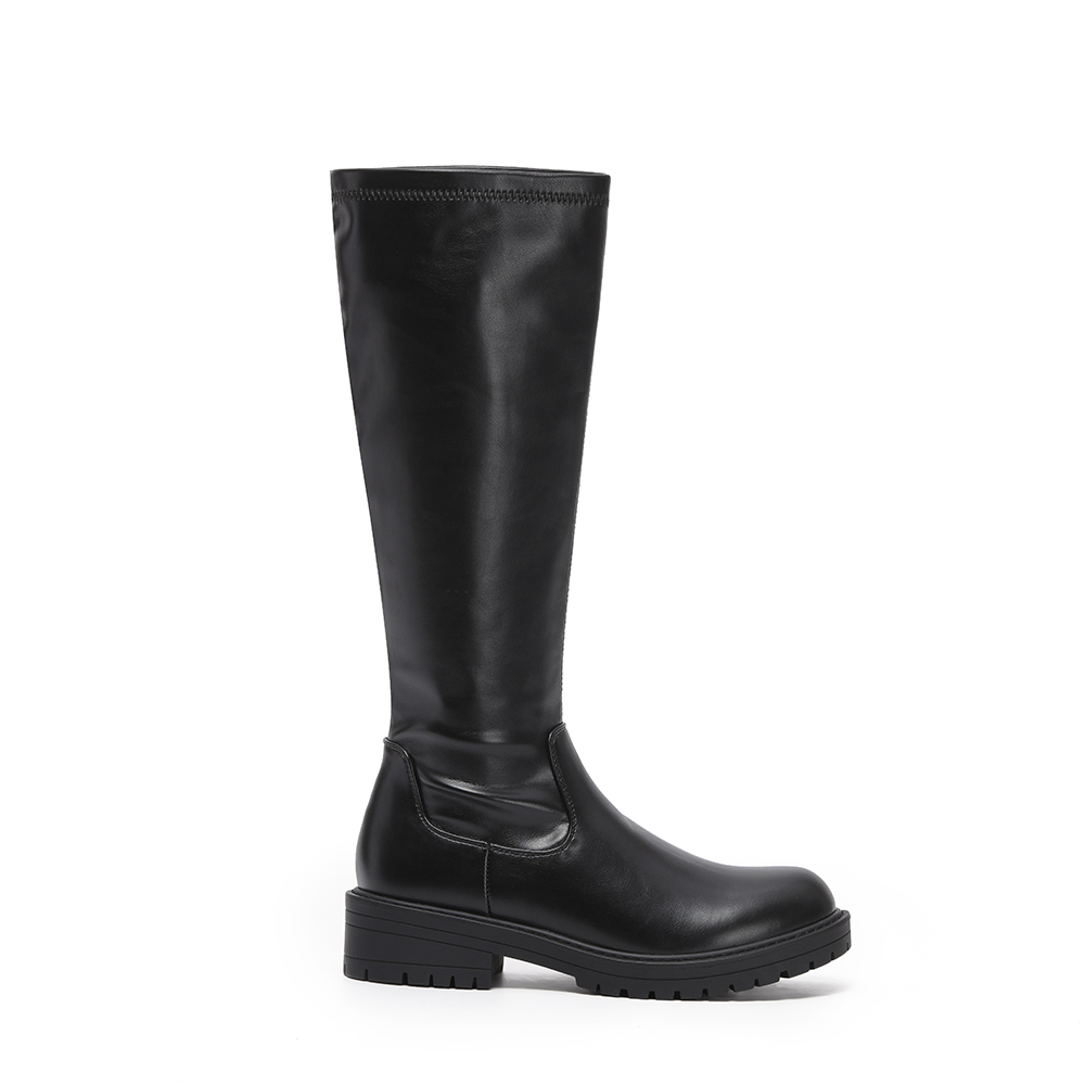 HARPER: Knee High Leather Winter Boots